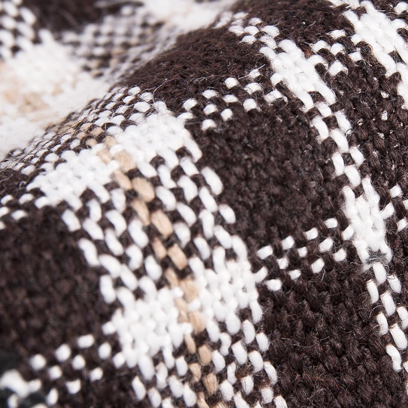 Vichy pređa imitirana nerc crno/smeđa 10 % vuna 90 % kemijska vlakna Tvid Tkanina 2233