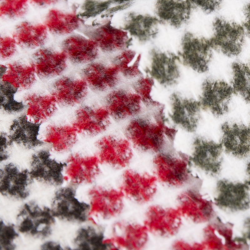 Karirana vunena tkanina od tvida s dijamantnom četkom za kapute 2252