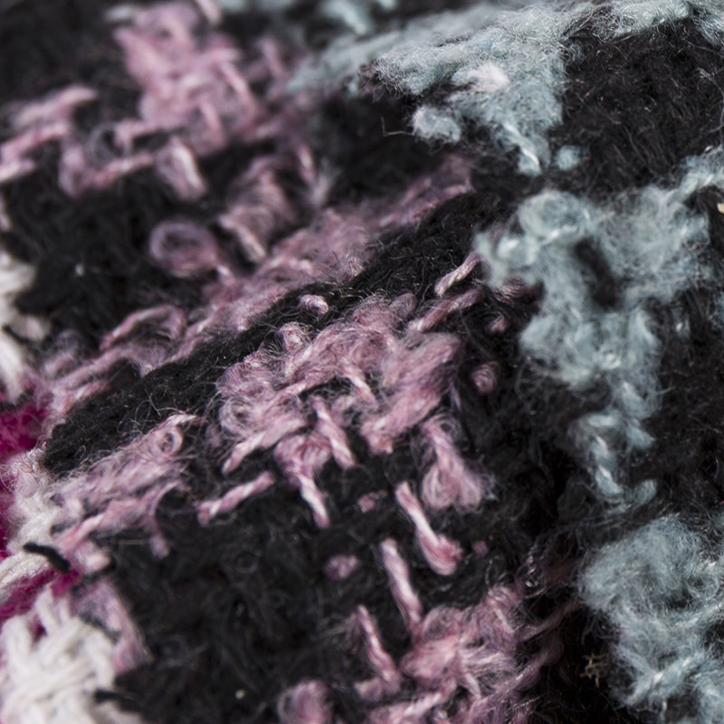 Vunena vunena tkanina od tvida s petljom za džemper 2540