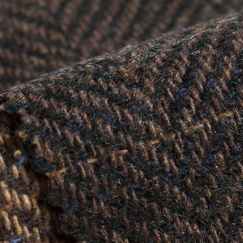 Poliesterska karirana jacquard tkanina riblja kost 3271