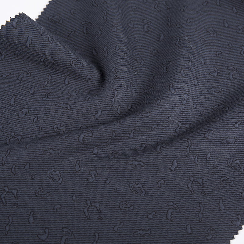 Reljefno pletene jacquard poliesterske vunene pamučne modalne sportske tkanine za odjeću AW23008