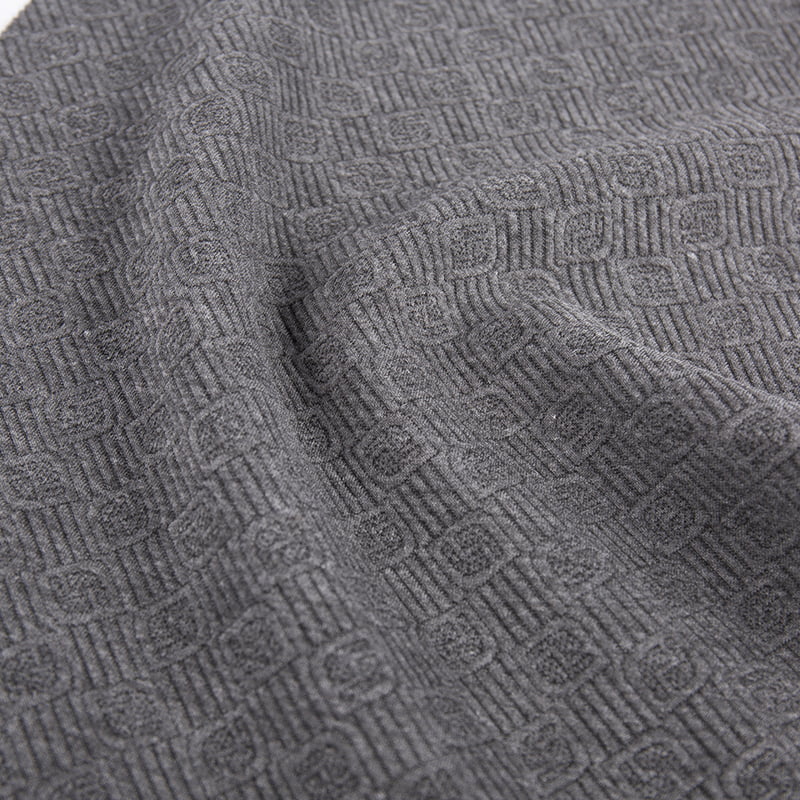 Reljefni dijamantni keper pleteni jacquard poliester viskoza spandeks Sportske tkanine za odjeću AW23019
