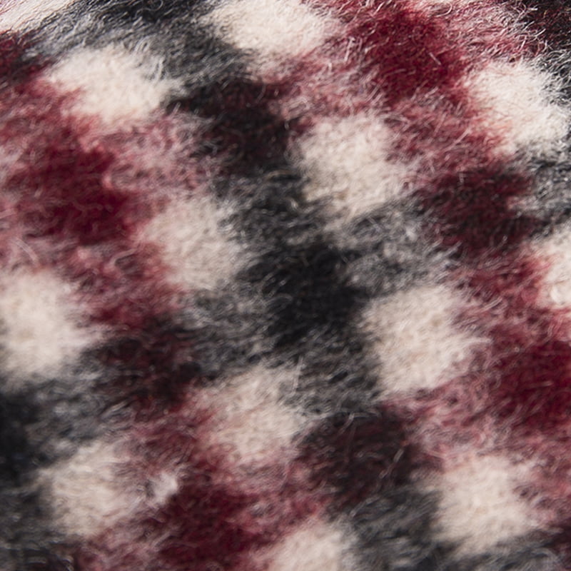 Vichy jacquard keper karirana flis tkanina kontrastne boje SH2410