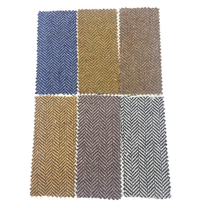 Klasični uzorak riblje kosti u više boja dostupan za odjeću 3491